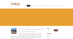 Desktop Screenshot of jansenvastgoed.nl